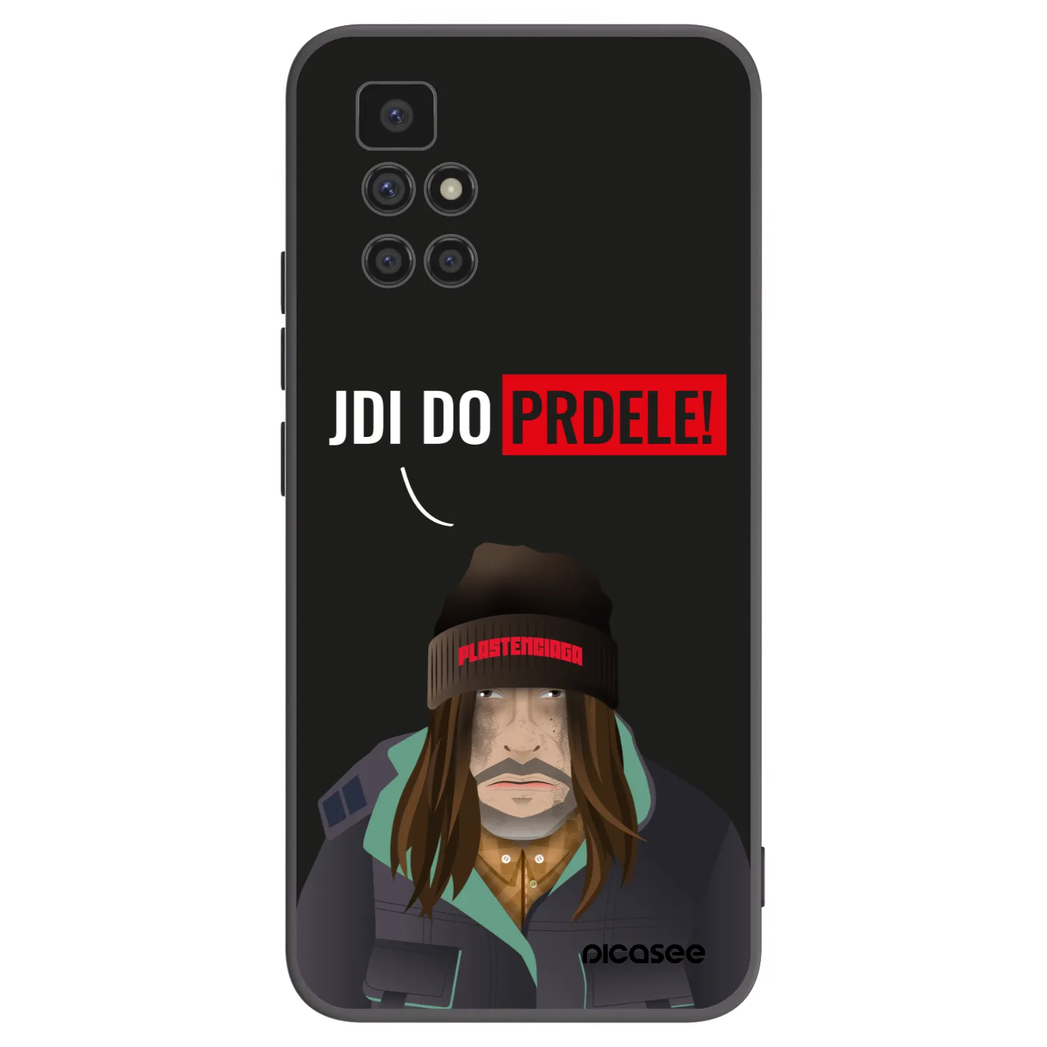 Picasee silikónový čierny obal pre Xiaomi Redmi 10 - Bezďák