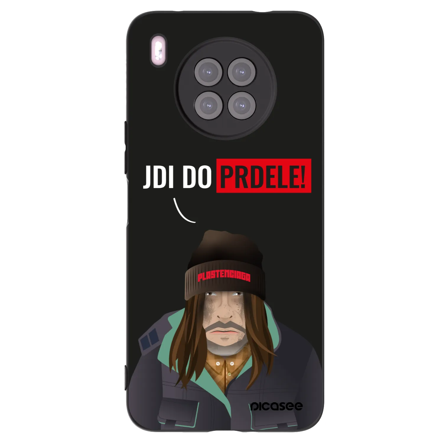Picasee silikónový čierny obal pre Huawei Nova 8i - Bezďák