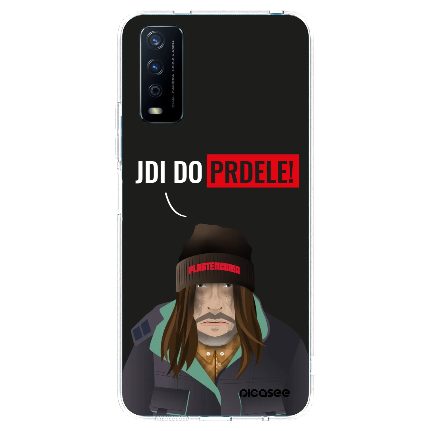 Picasee silikónový prehľadný obal pre Vivo Y11s - Bezďák