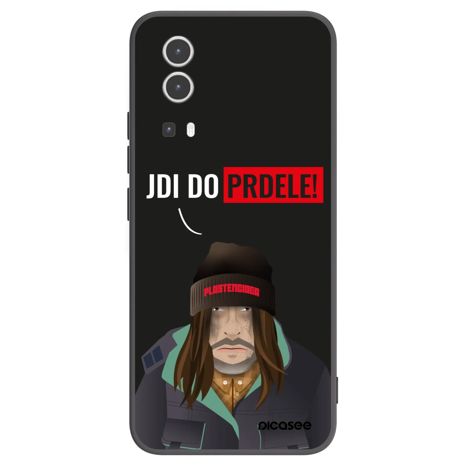 Picasee silikónový čierny obal pre Vivo Y72 5G - Bezďák