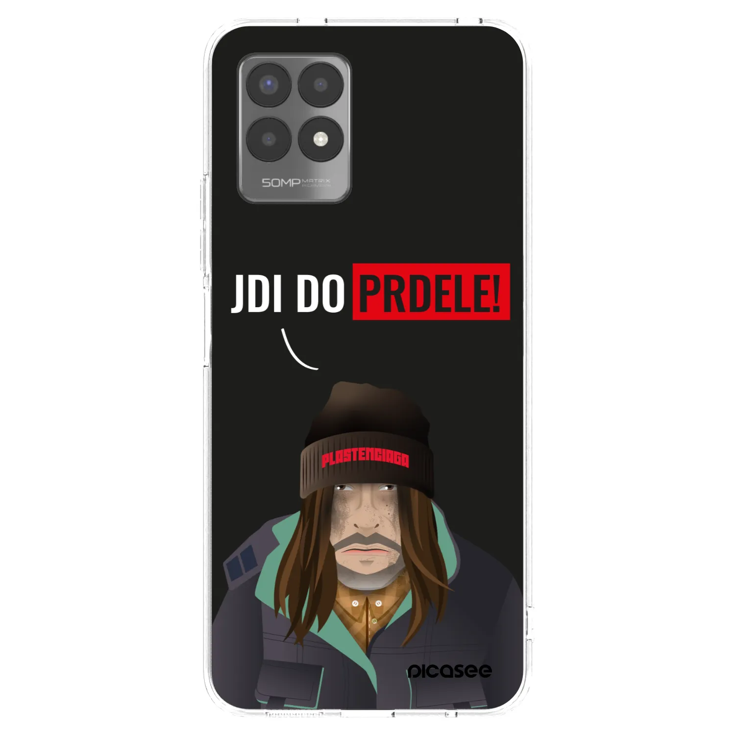Picasee silikónový prehľadný obal pre Realme 8i - Bezďák
