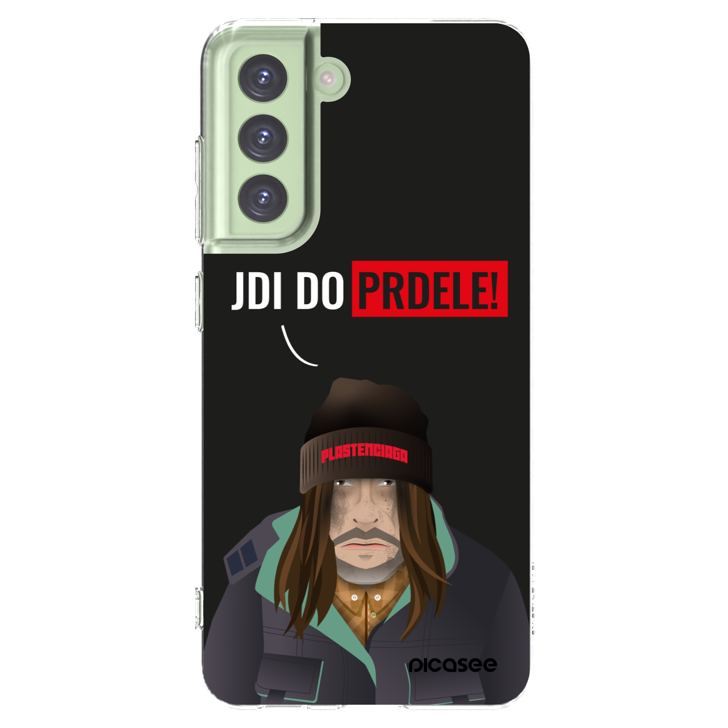 Picasee silikónový prehľadný obal pre Samsung Galaxy S21 FE 5G - Bezďák
