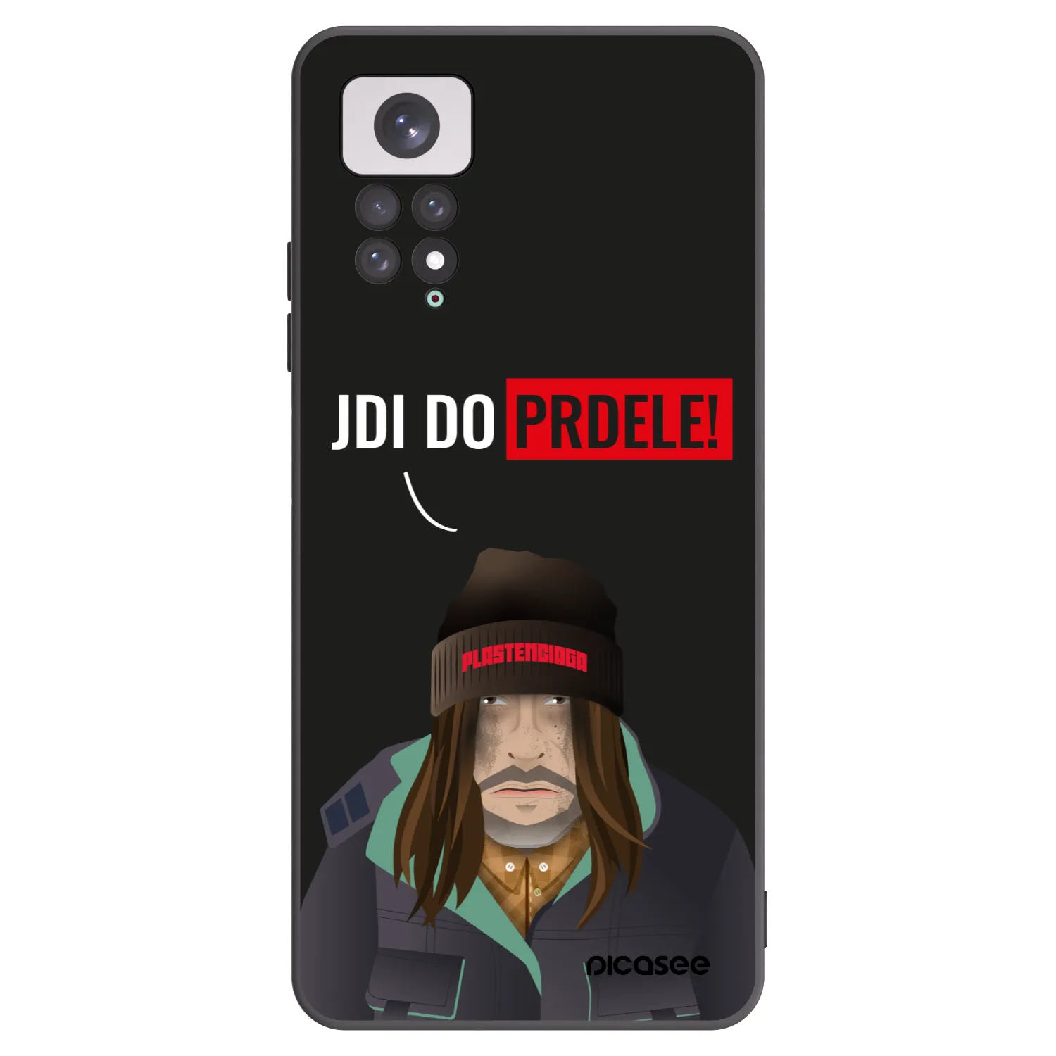 Picasee silikónový čierny obal pre Xiaomi Redmi Note 11 - Bezďák