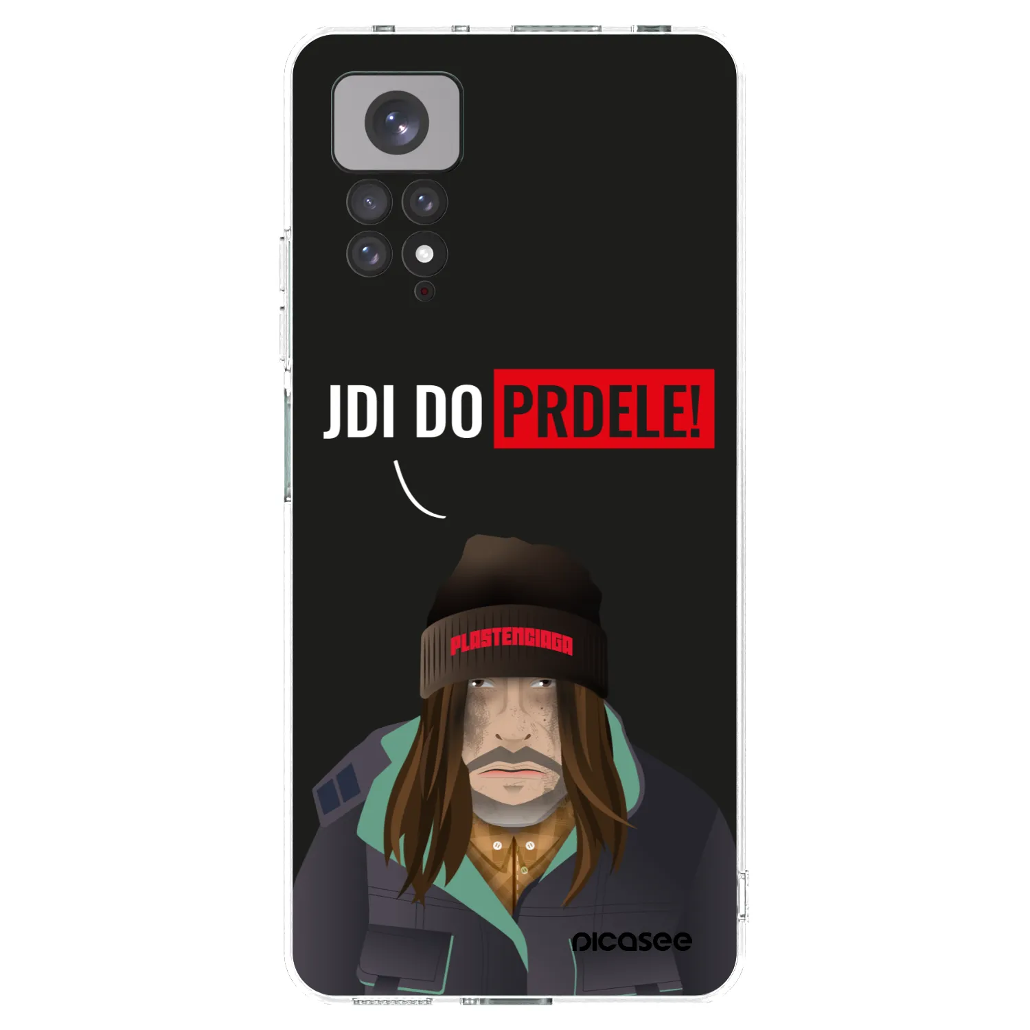 Picasee silikónový prehľadný obal pre Xiaomi Redmi Note 11 - Bezďák