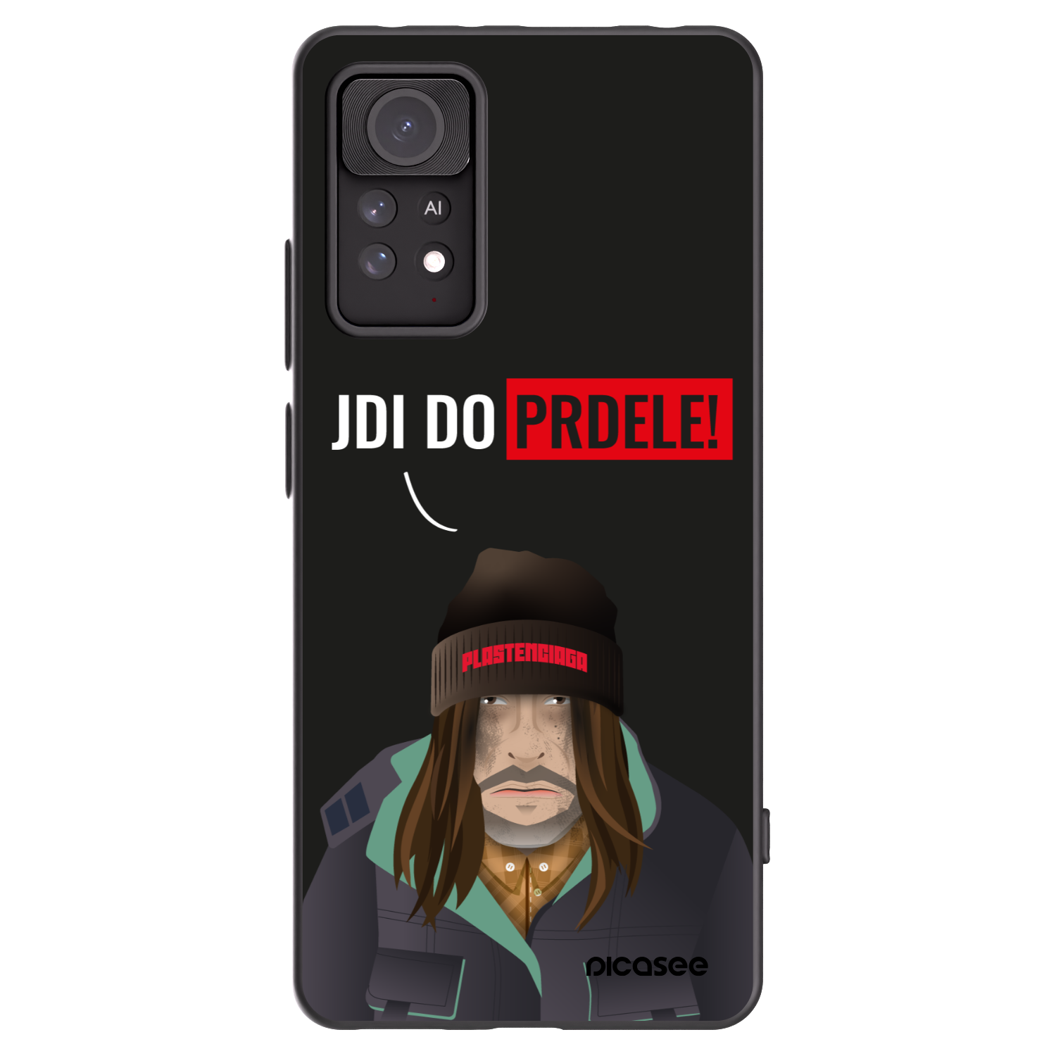 Picasee silikónový čierny obal pre Xiaomi Redmi Note 11 Pro - Bezďák