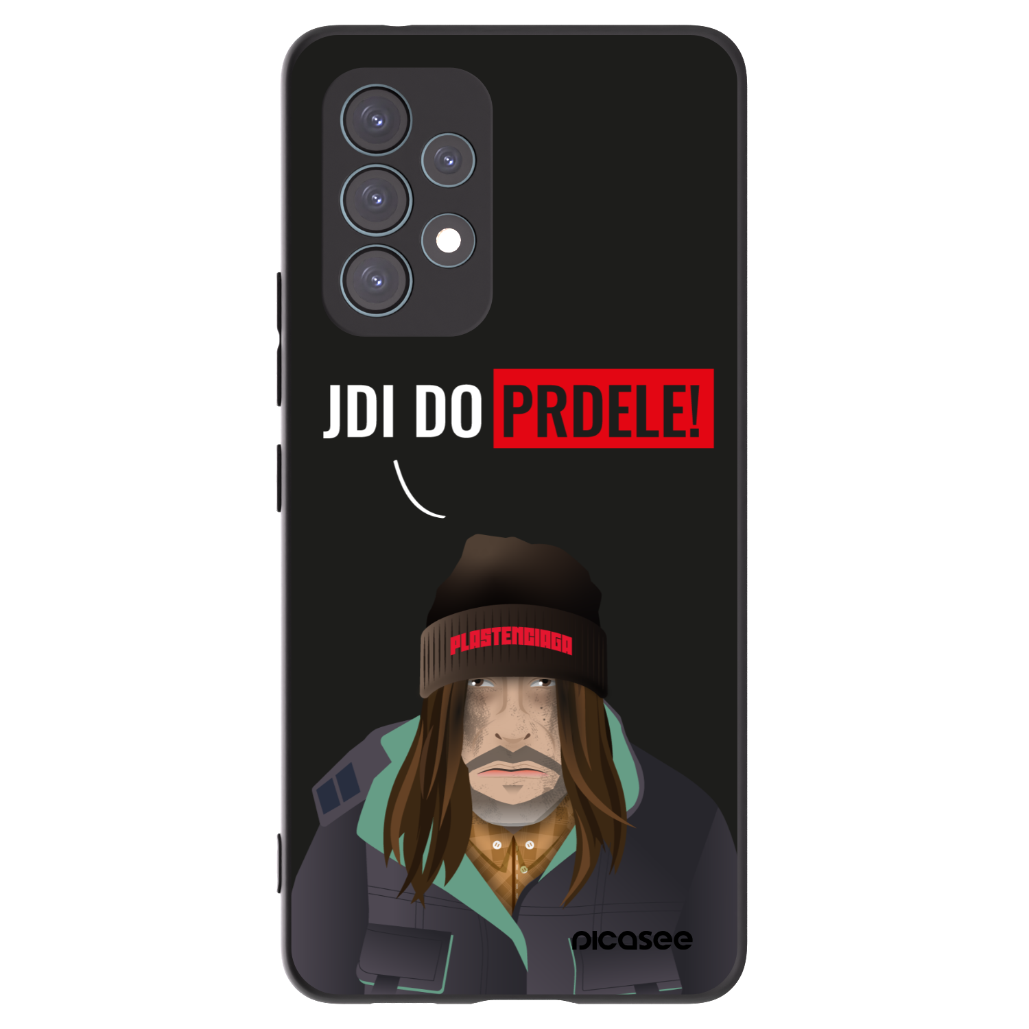 Picasee silikónový čierny obal pre Samsung Galaxy A53 5G A536 - Bezďák