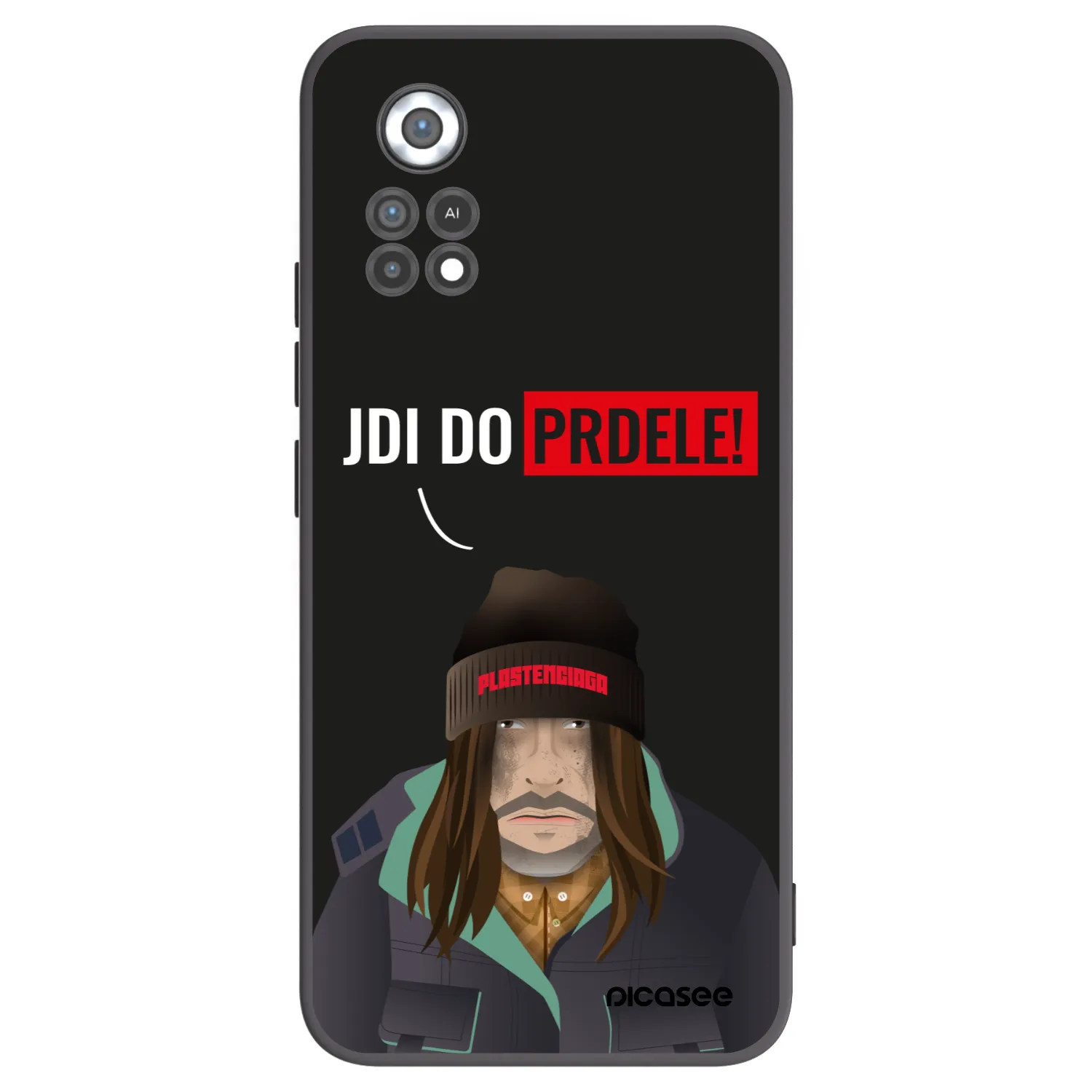 Picasee silikónový čierny obal pre Xiaomi Poco X4 Pro 5G - Bezďák