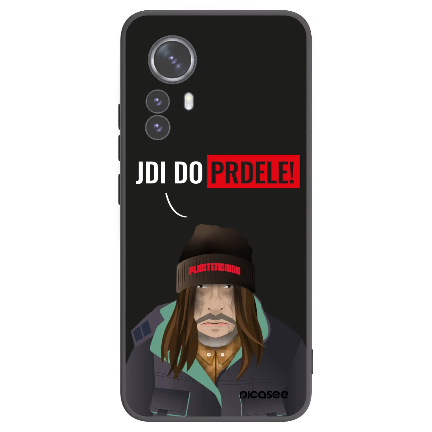 Picasee silikónový čierny obal pre Xiaomi 12 Pro - Bezďák