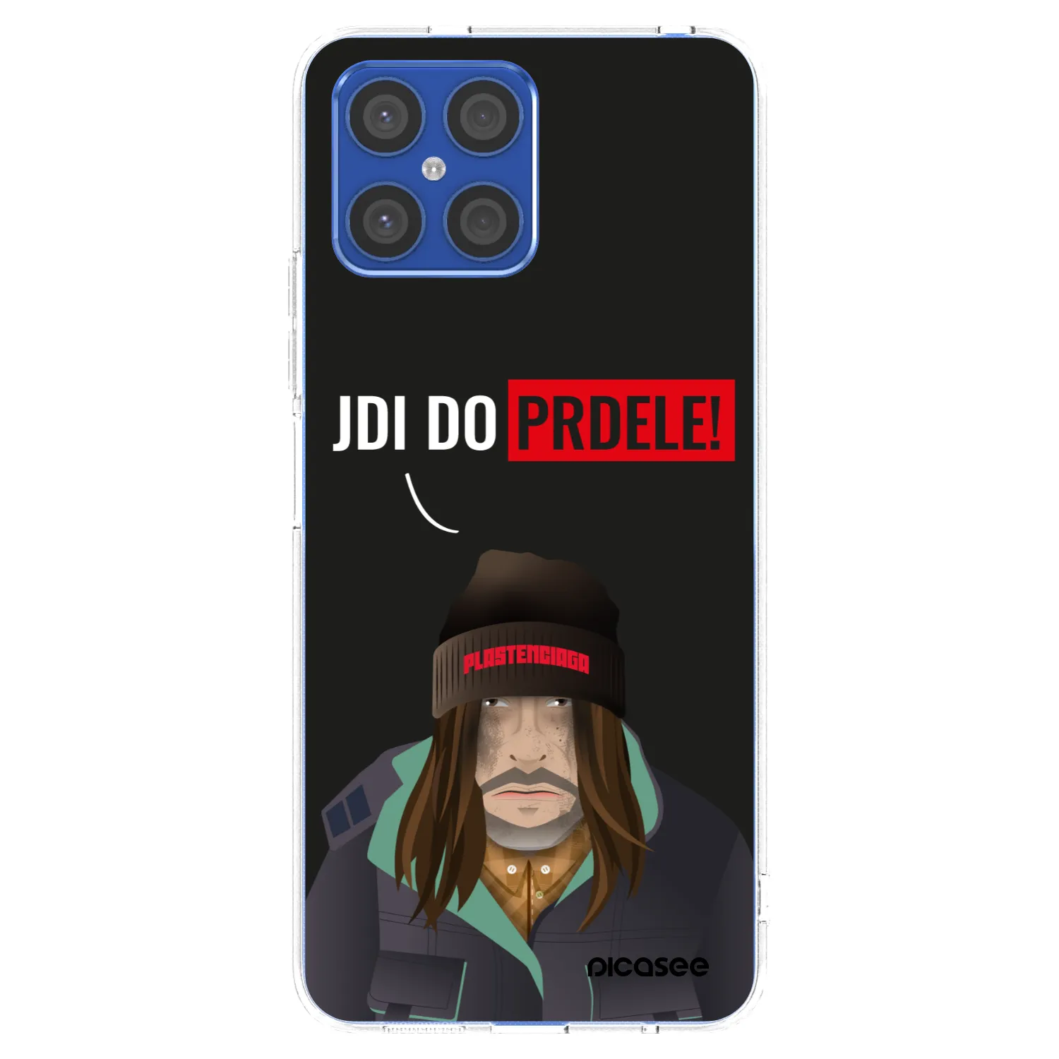 Picasee silikónový prehľadný obal pre Honor X8 4G - Bezďák