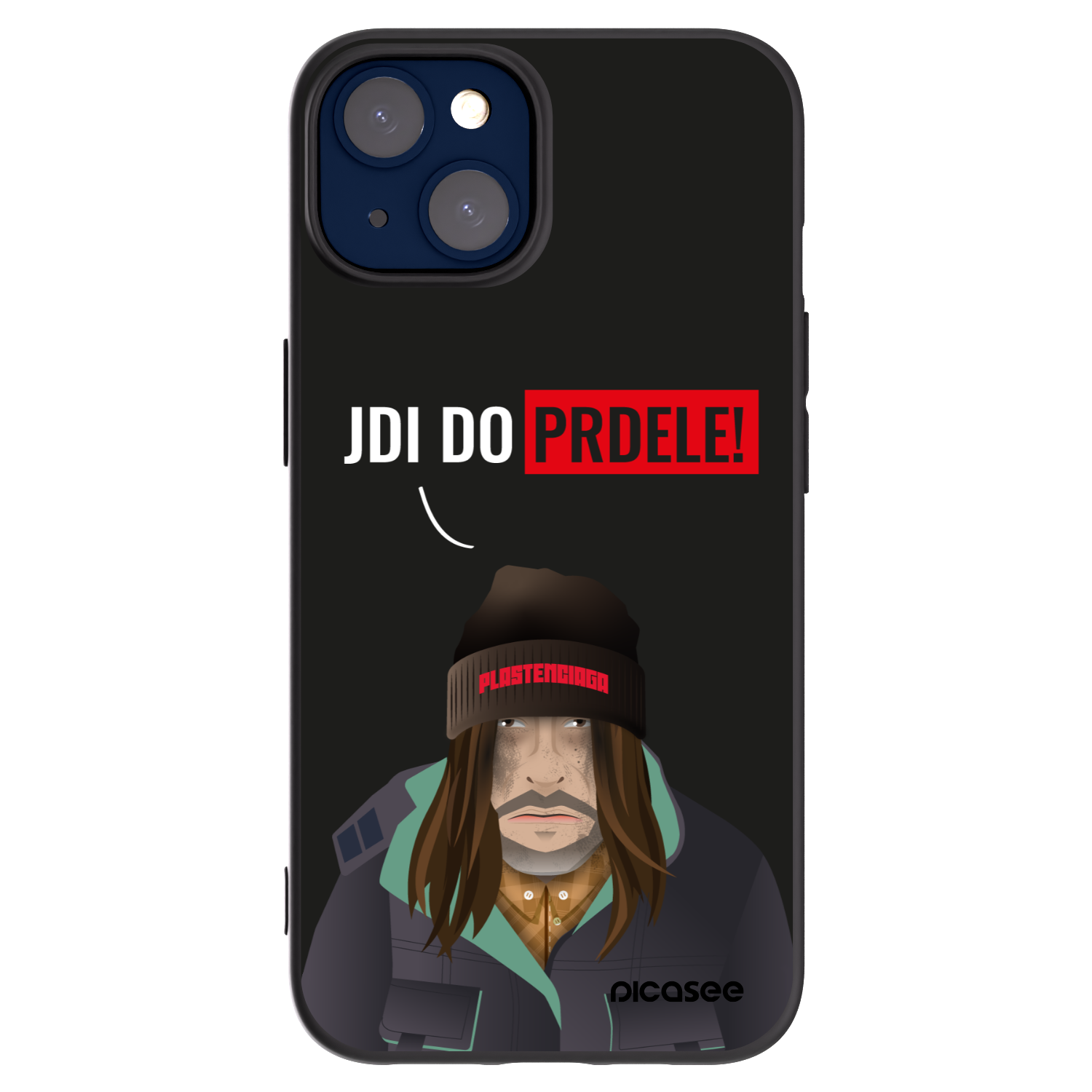 Silikónový čierny obal pre Apple iPhone 14 - Bezďák