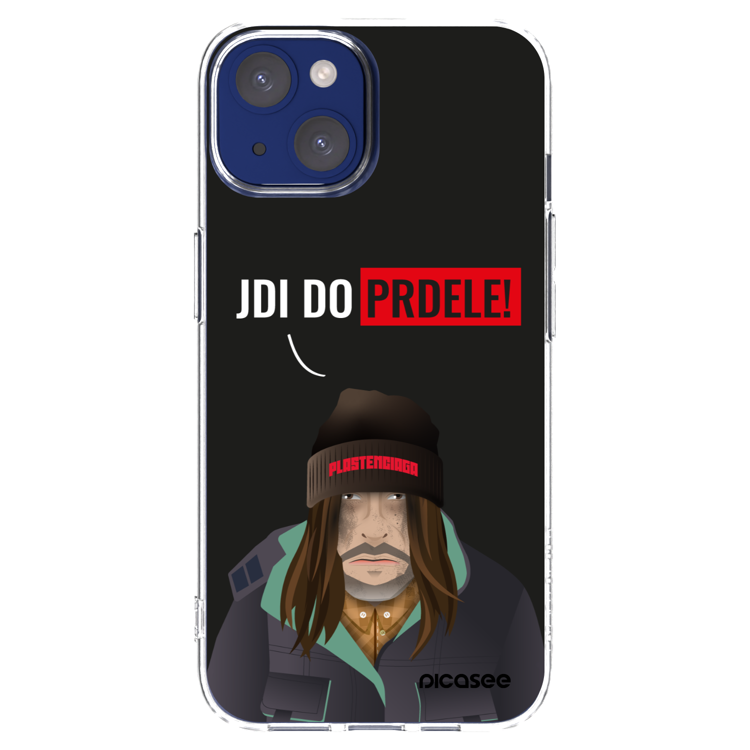 Silikónový prehľadný obal pre Apple iPhone 14 - Bezďák