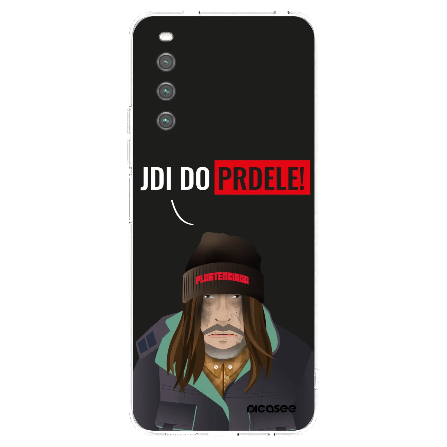 Picasee silikónový prehľadný obal pre Sony Xperia 10 IV 5G - Bezďák