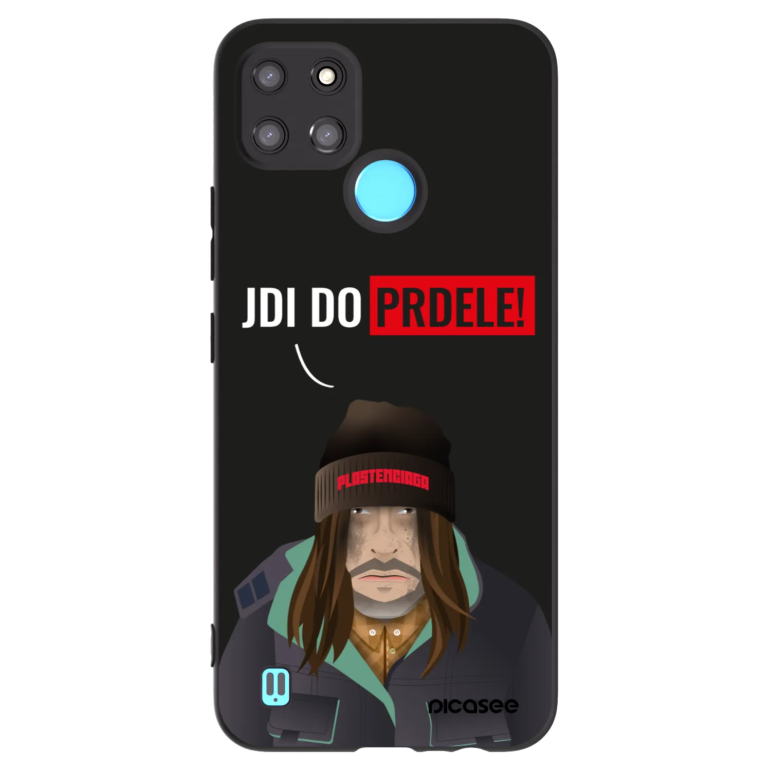 Picasee silikónový čierny obal pre Realme C21Y - Bezďák