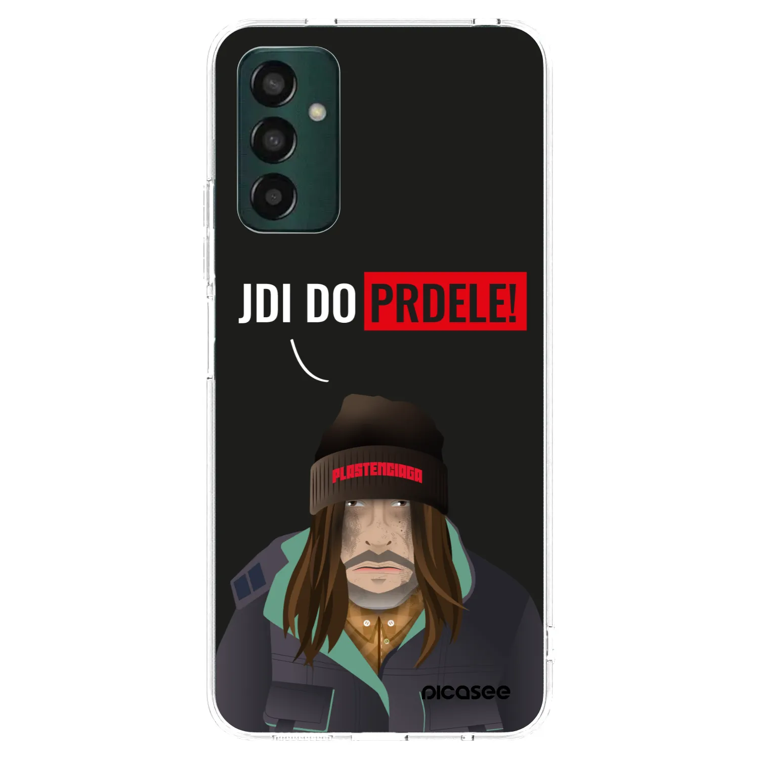 Picasee silikónový prehľadný obal pre Samsung Galaxy M13 M135F - Bezďák