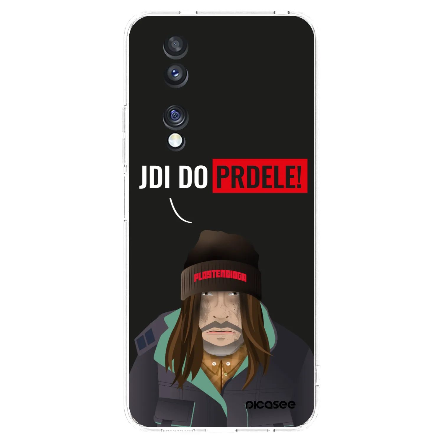 Picasee silikónový prehľadný obal pre Honor 70 - Bezďák
