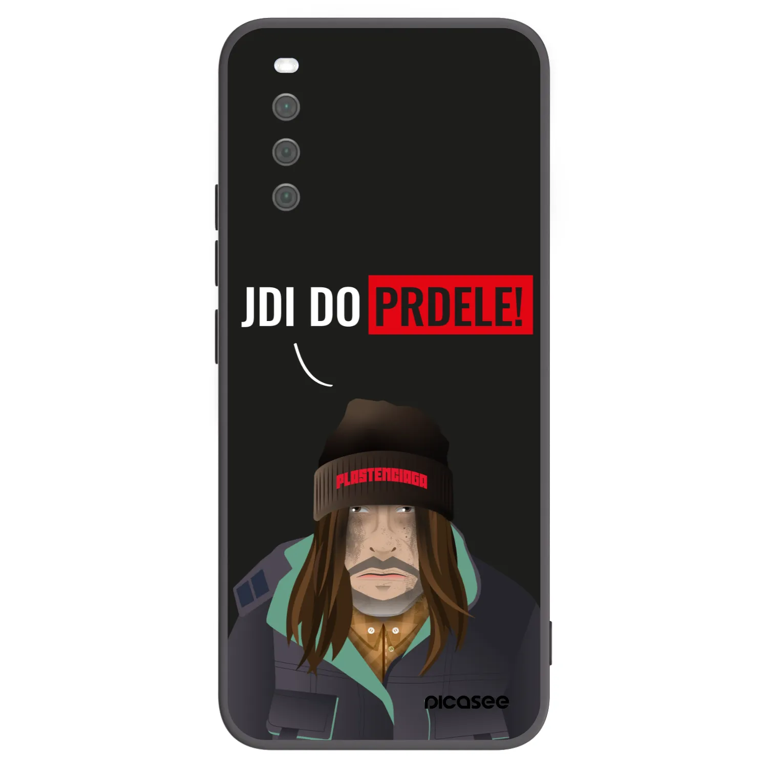 Picasee silikónový čierny obal pre Sony Xperia 10 III - Bezďák