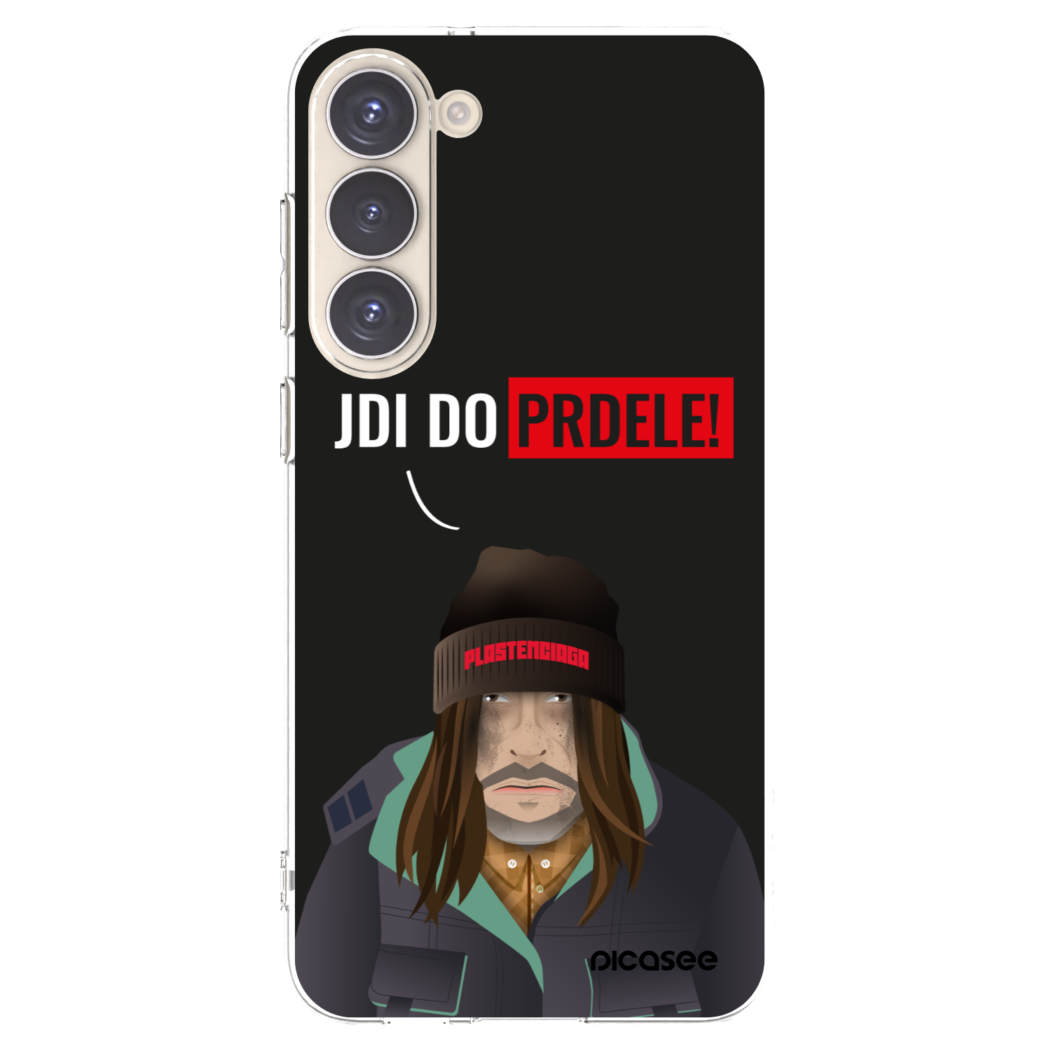Picasee silikónový prehľadný obal pre Samsung Galaxy S23+ 5G - Bezďák