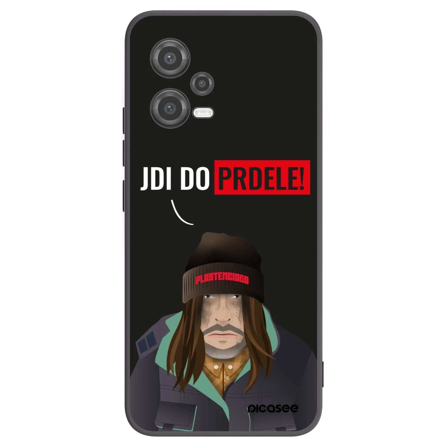 Picasee silikónový čierny obal pre Xiaomi Poco X5 - Bezďák
