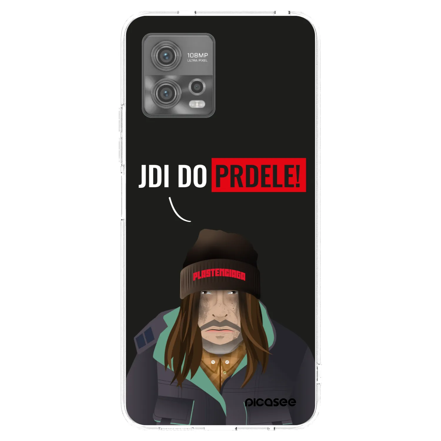 Picasee silikónový prehľadný obal pre Motorola Moto G72 - Bezďák