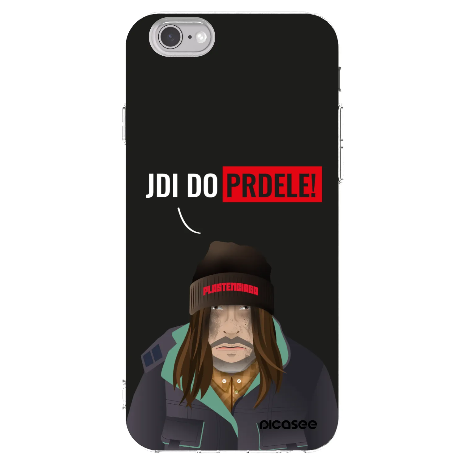 Picasee silikónový prehľadný obal pre Apple iPhone 6/6S - Bezďák