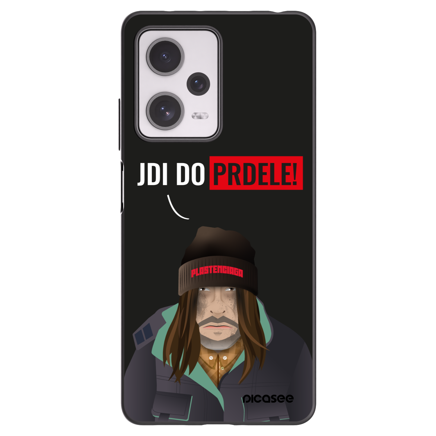 Picasee silikónový čierny obal pre Xiaomi Redmi Note 12 Pro+ 5G - Bezďák