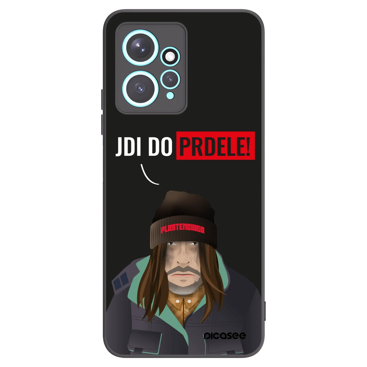 Picasee silikónový čierny obal pre Xiaomi Redmi Note 12 4G - Bezďák