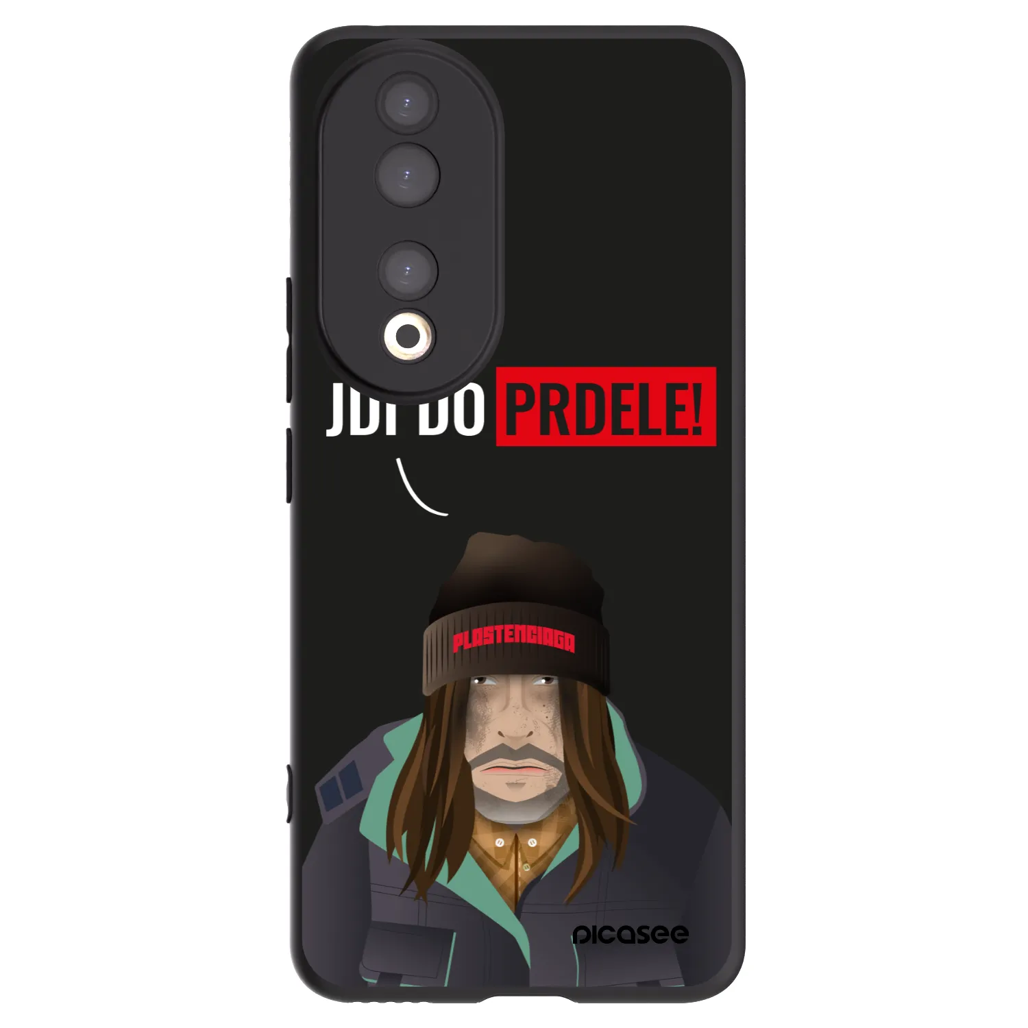 Picasee silikónový čierny obal pre Honor 90 5G - Bezďák