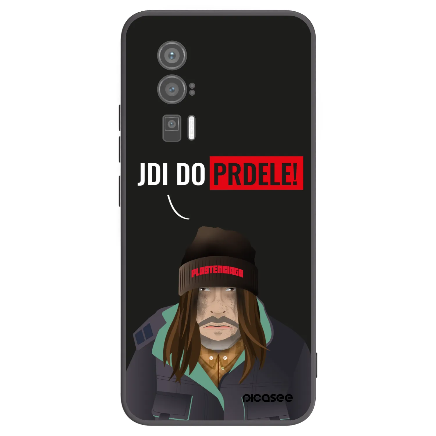 Picasee silikónový čierny obal pre Xiaomi Poco F5 Pro 5G - Bezďák