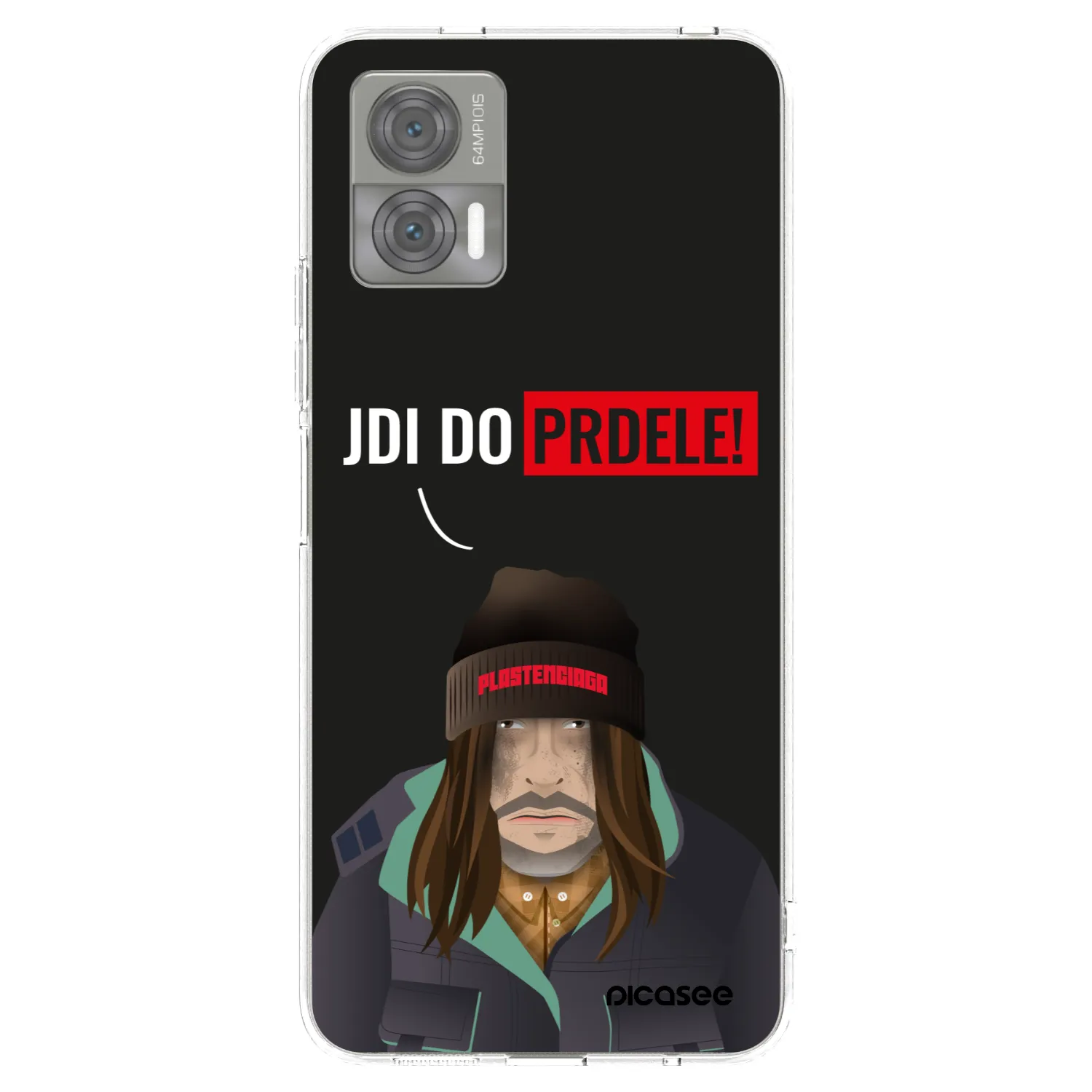 Picasee silikónový prehľadný obal pre Motorola Edge 30 Neo - Bezďák