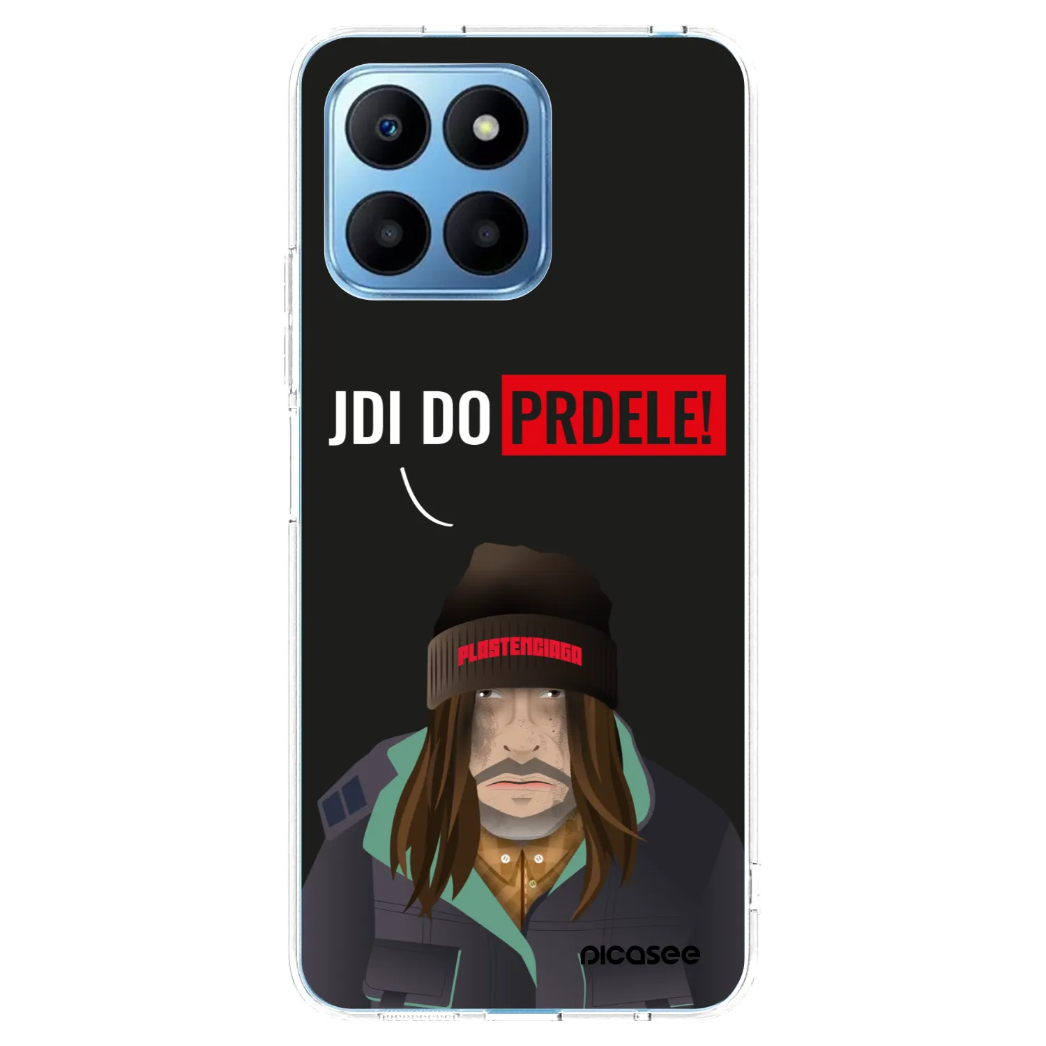 Picasee silikónový prehľadný obal pre Honor 70 Lite - Bezďák