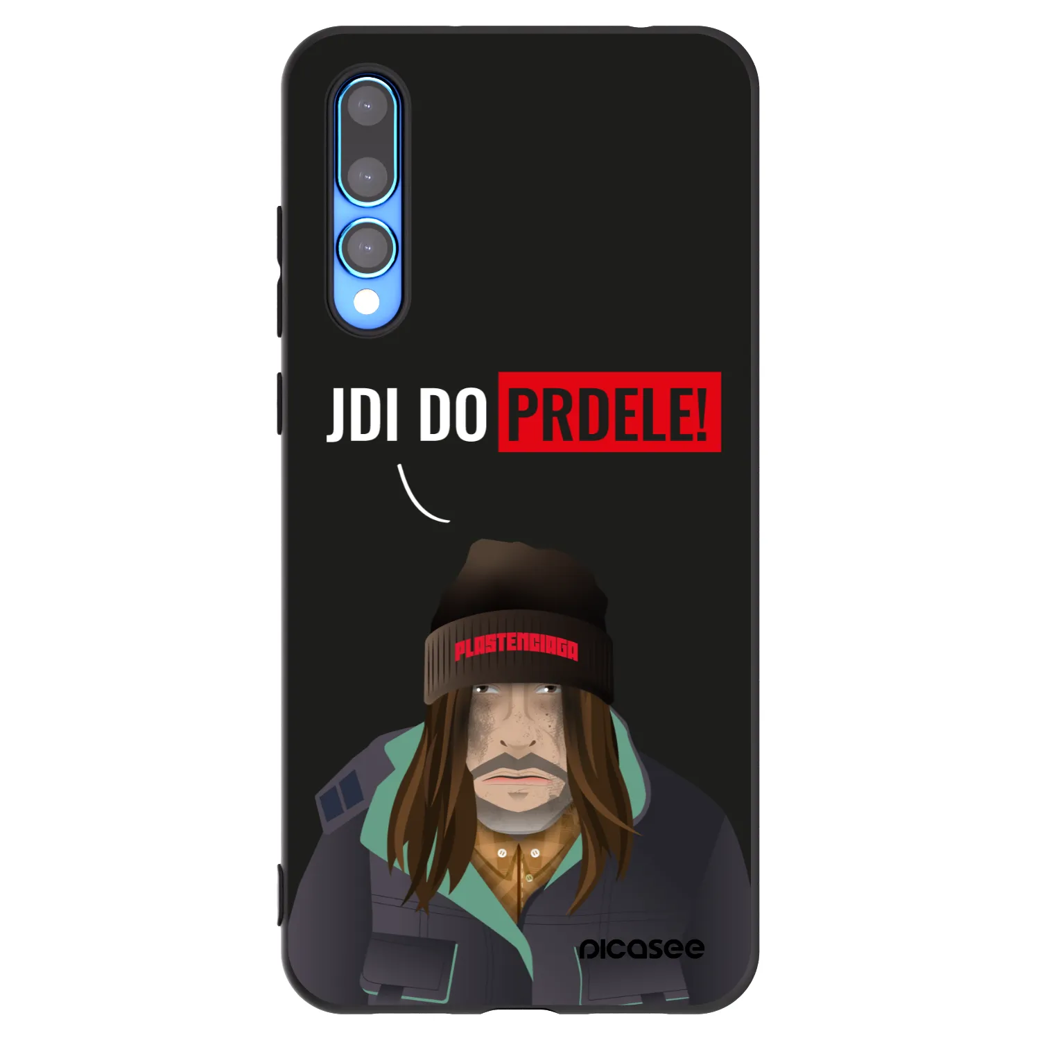 Picasee silikónový čierny obal pre Huawei P20 Pro - Bezďák
