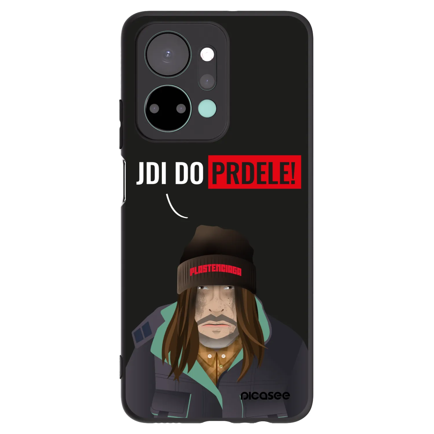 Picasee silikónový čierny obal pre Honor X7a - Bezďák