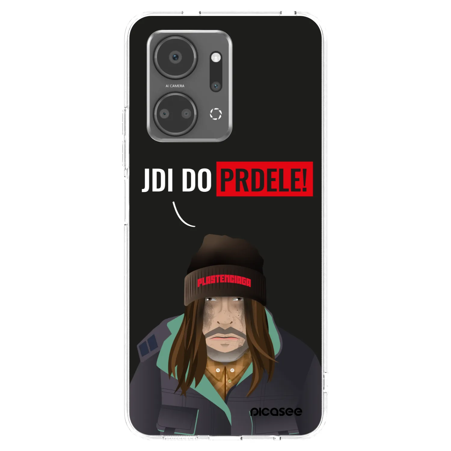 Picasee silikónový prehľadný obal pre Honor X7a - Bezďák