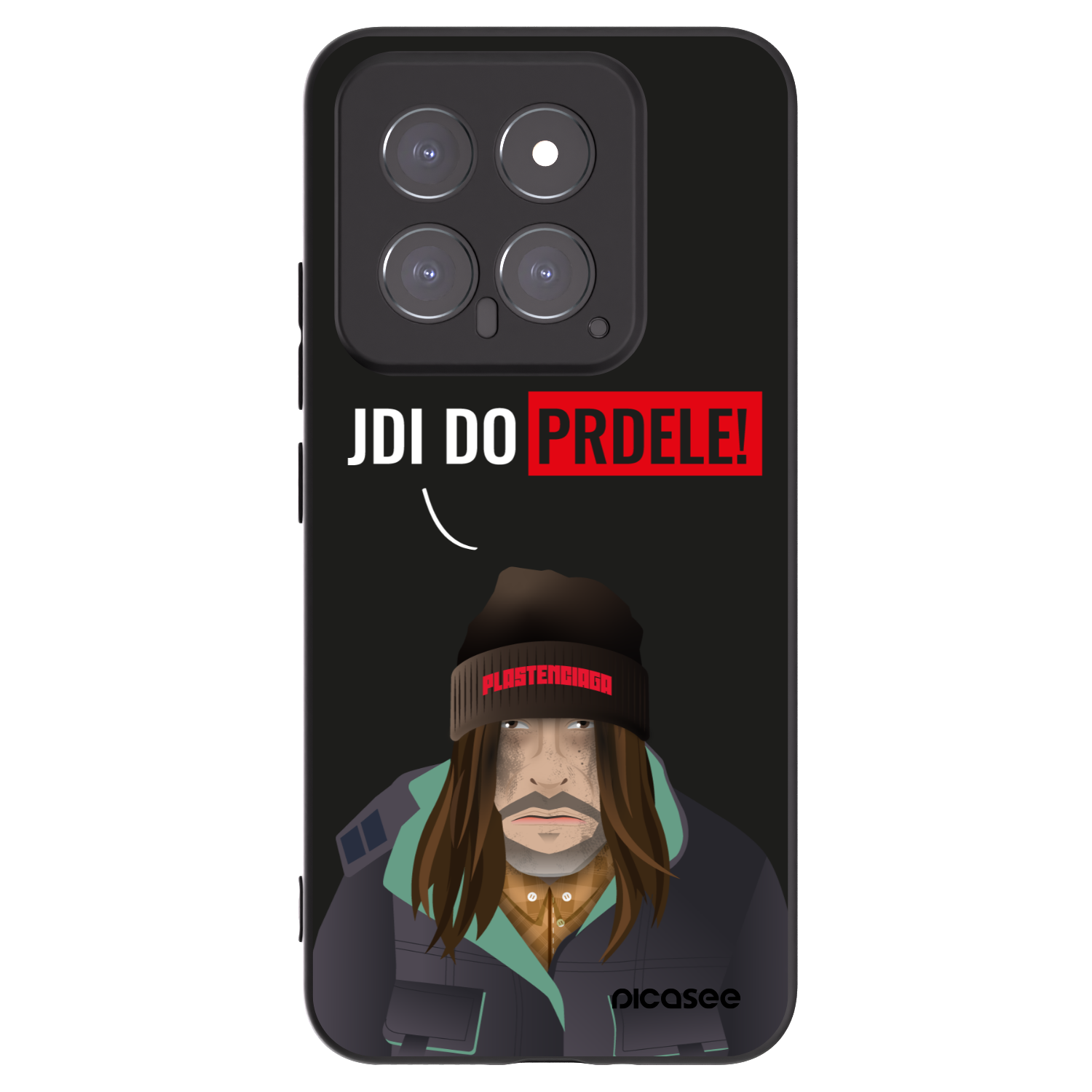 Picasee silikónový čierny obal pre Xiaomi 14 - Bezďák