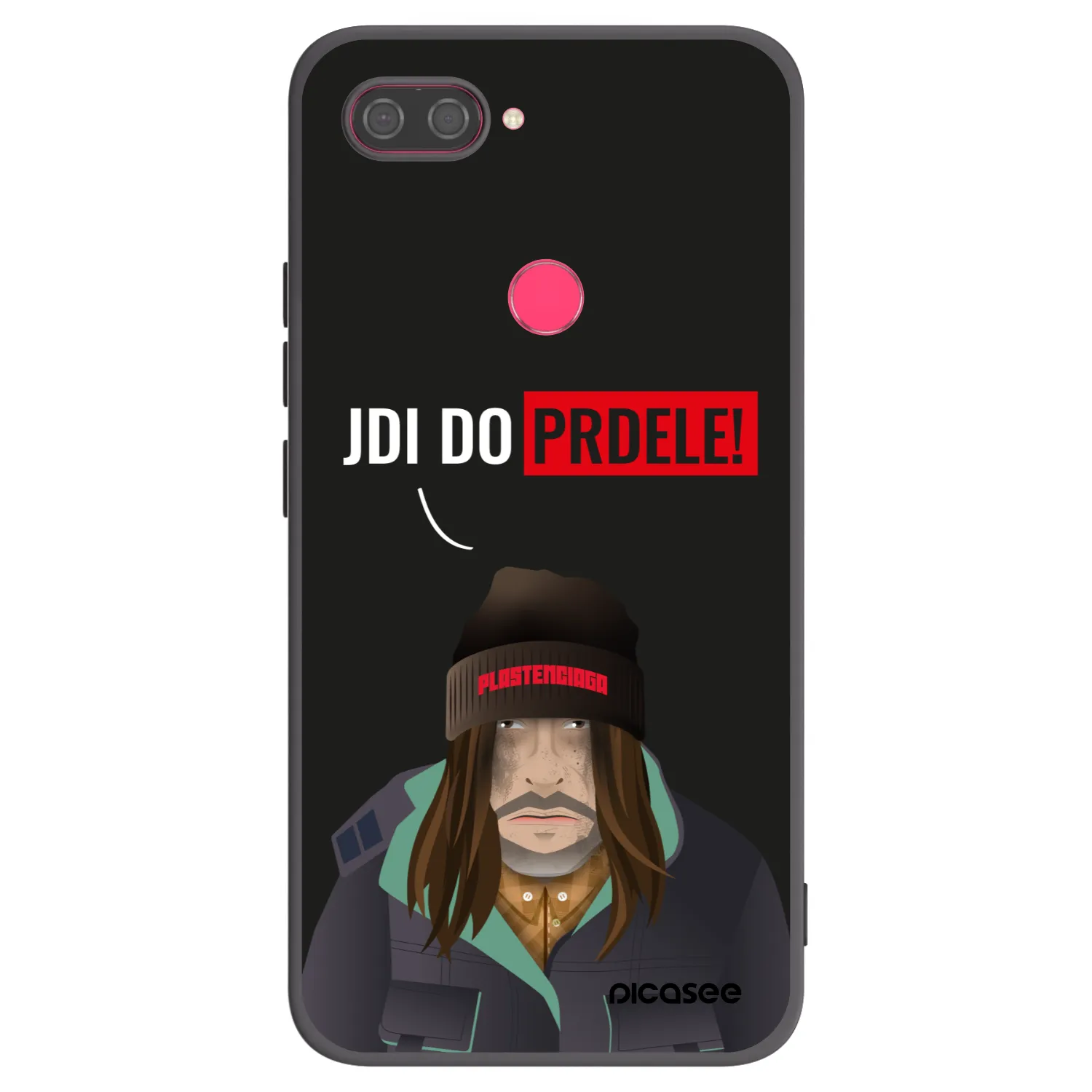 Picasee silikónový čierny obal pre Xiaomi Mi 8 Lite - Bezďák