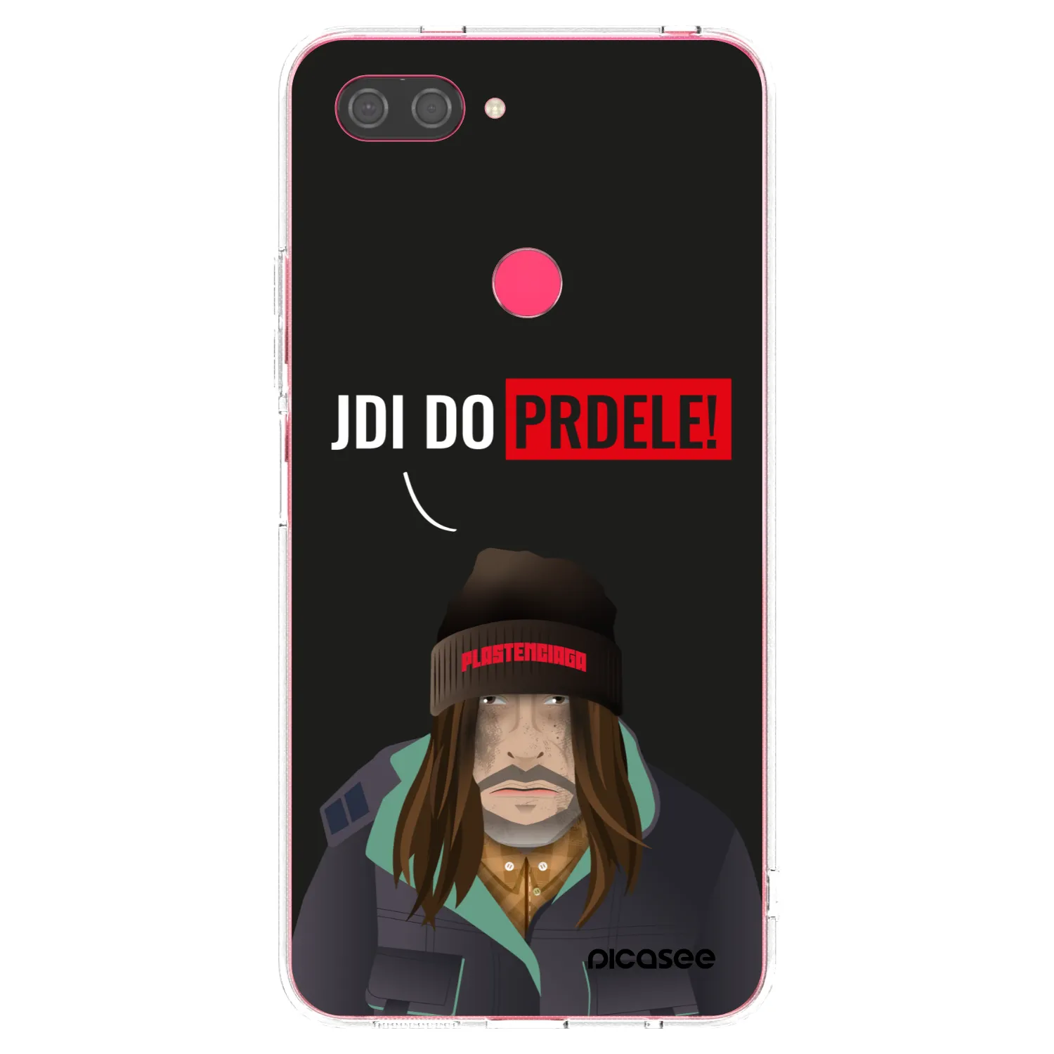 Picasee silikónový prehľadný obal pre Xiaomi Mi 8 Lite - Bezďák