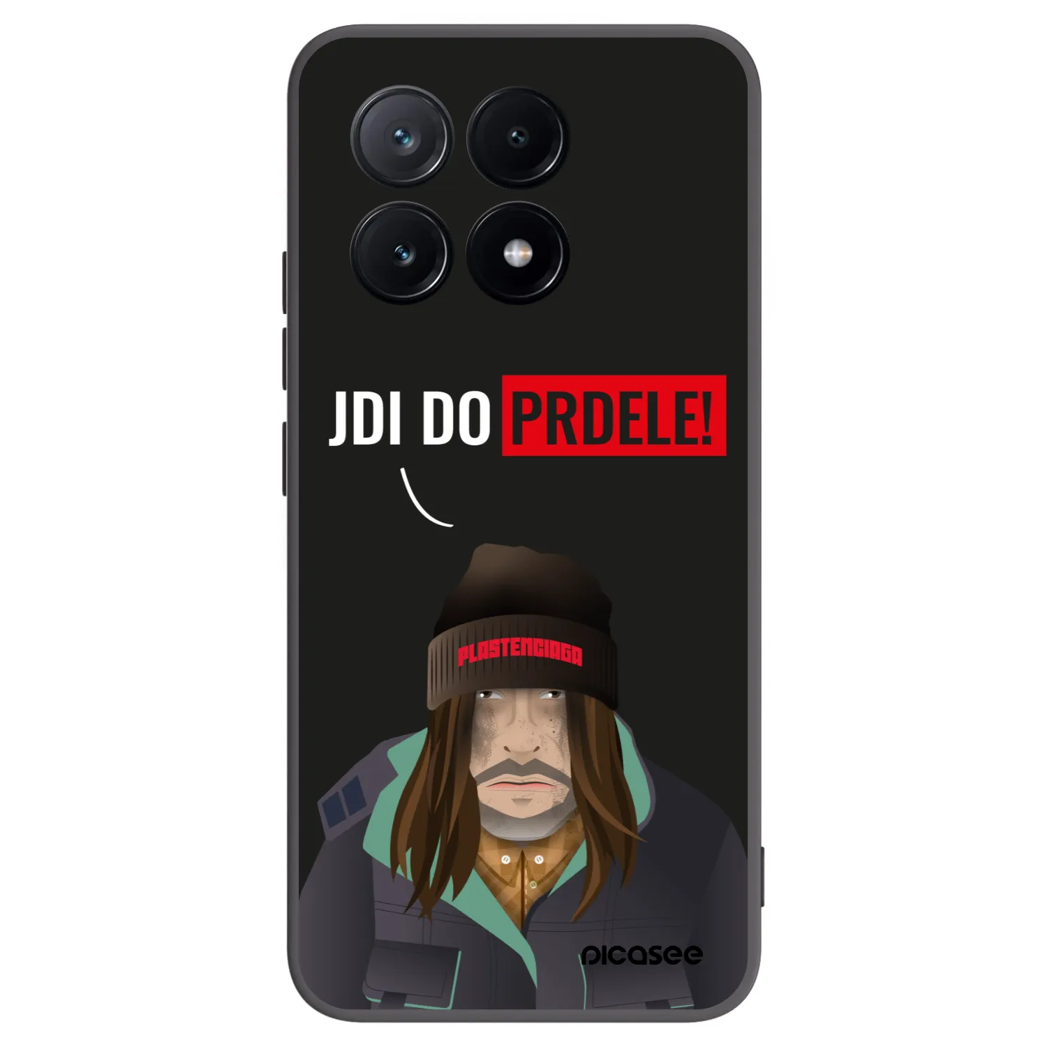 Picasee silikónový čierny obal pre Xiaomi Poco X6 Pro - Bezďák