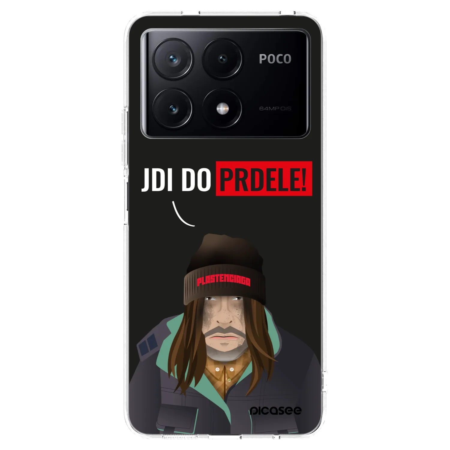 Picasee silikónový prehľadný obal pre Xiaomi Poco X6 Pro - Bezďák