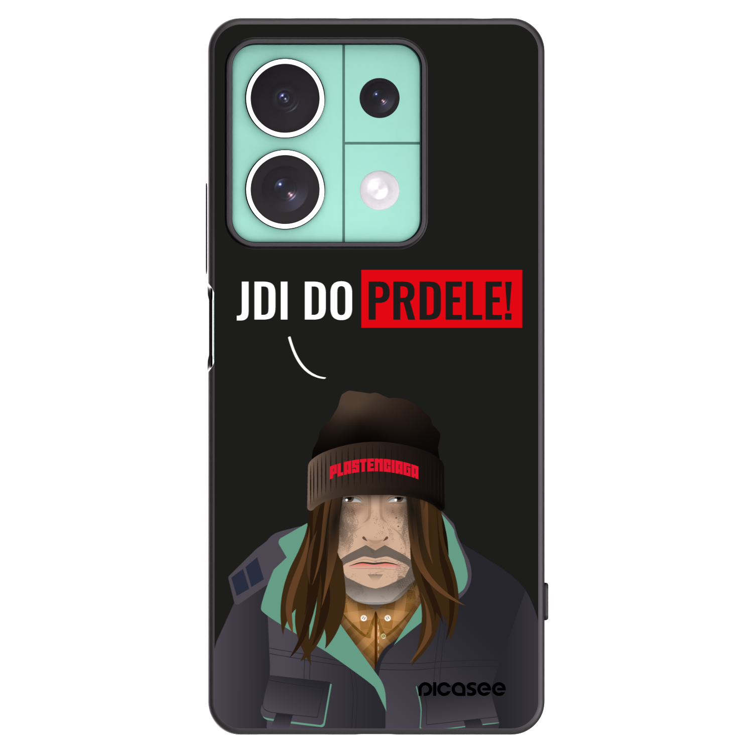 Picasee silikónový čierny obal pre Xiaomi Redmi Note 13 5G - Bezďák