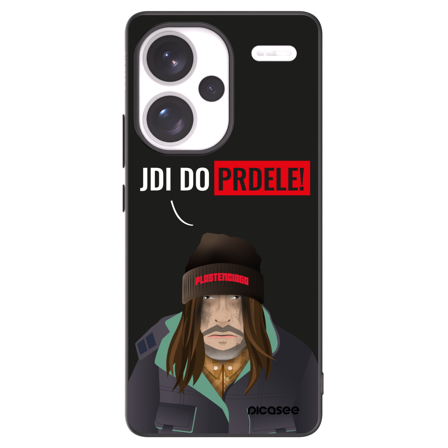 Silikónový čierny obal pre Xiaomi Redmi Note 13 Pro+ 5G - Bezďák