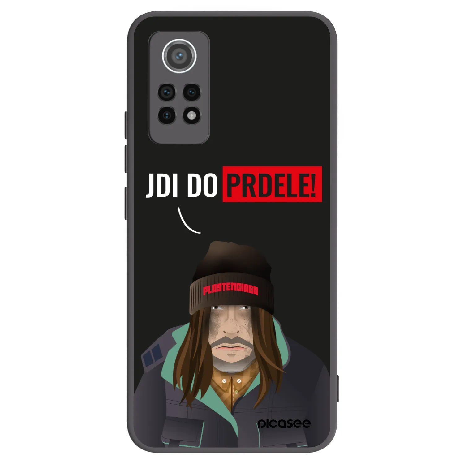 Picasee silikónový čierny obal pre Xiaomi Redmi Note 12 Pro 4G - Bezďák