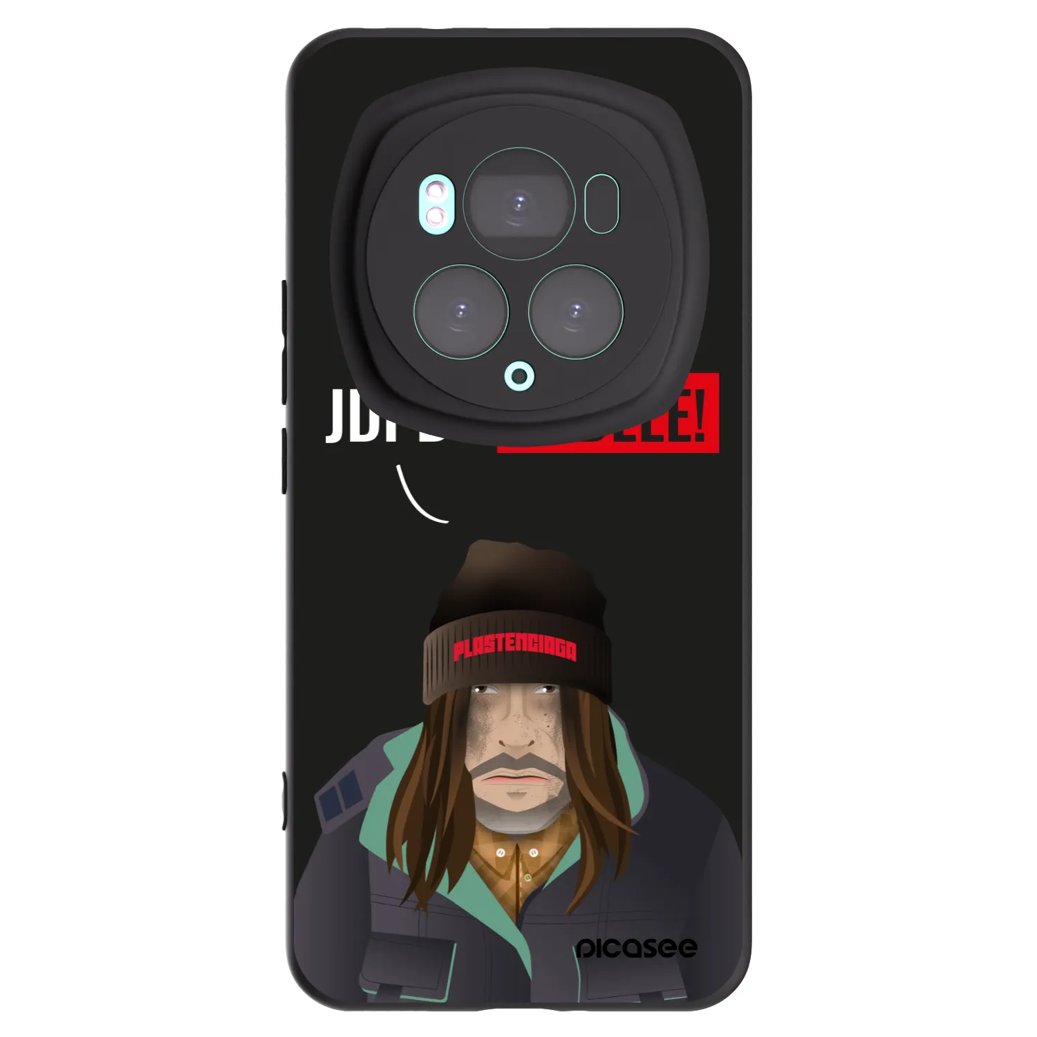 Picasee silikónový čierny obal pre Honor Magic6 Pro - Bezďák