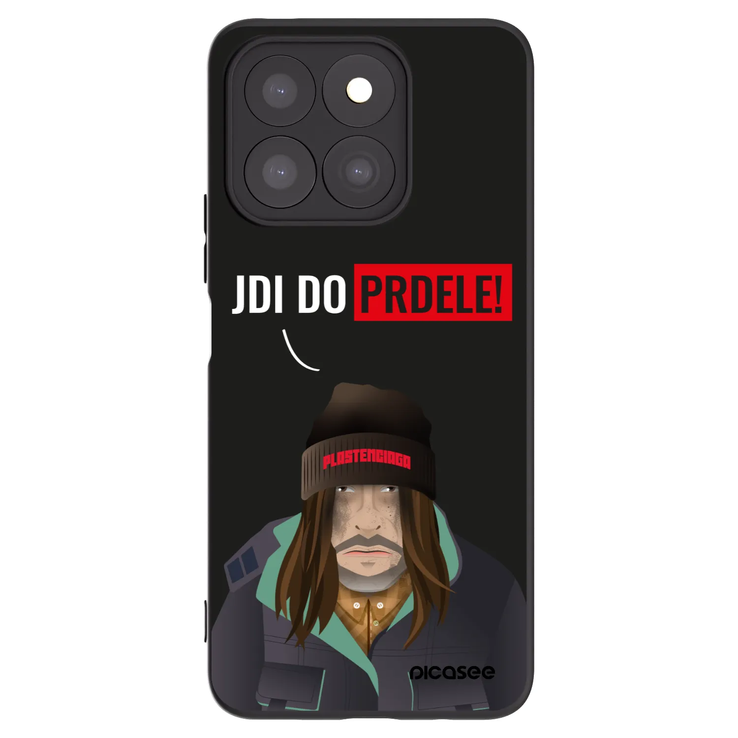 Picasee silikónový čierny obal pre Honor X8b - Bezďák