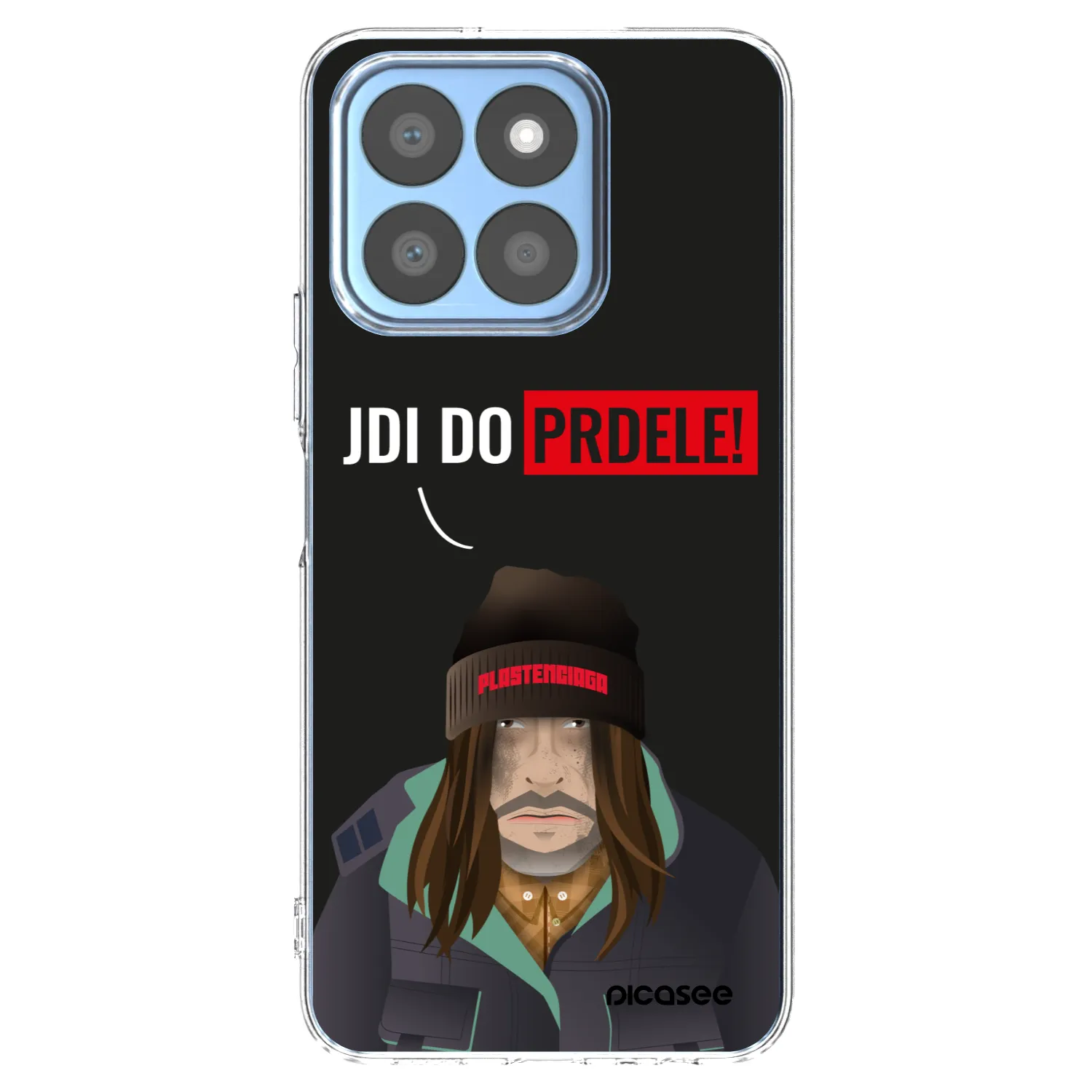 Picasee silikónový prehľadný obal pre Honor X8b - Bezďák