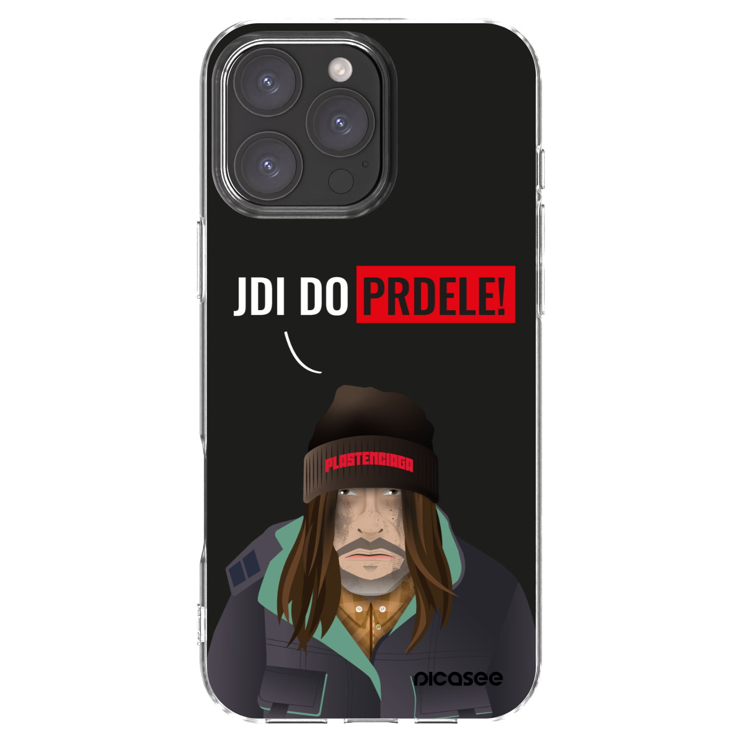 Silikónový prehľadný obal pre Apple iPhone 16 Pro Max - Bezďák