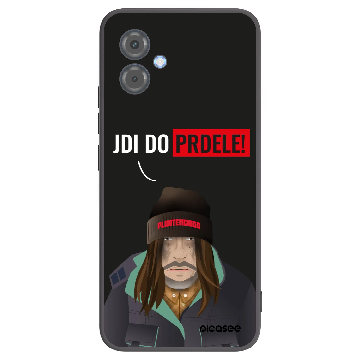 Picasee silikónový čierny obal pre Motorola Moto G14 - Bezďák
