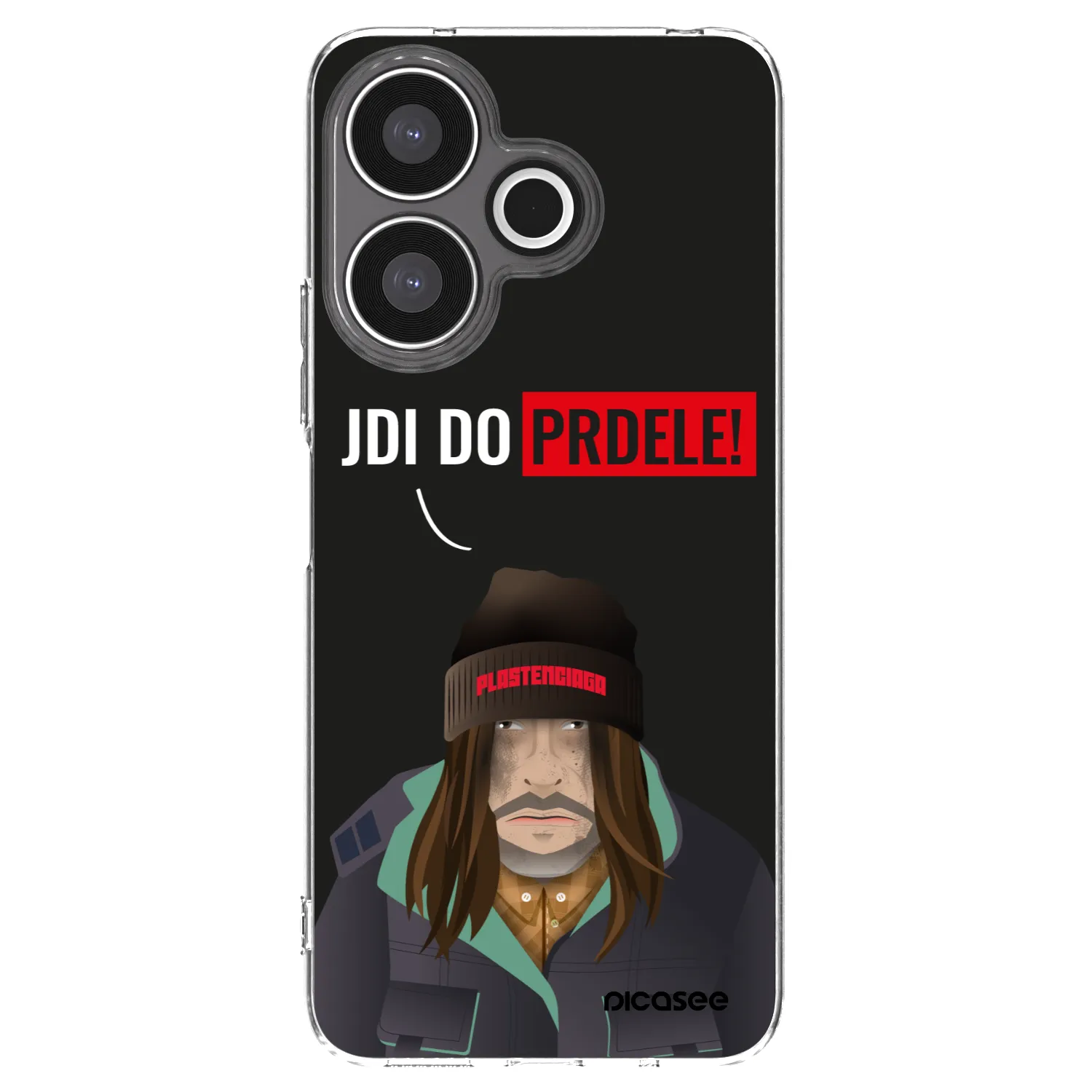 Silikónový prehľadný obal pre Xiaomi Redmi 13 4G - Bezďák