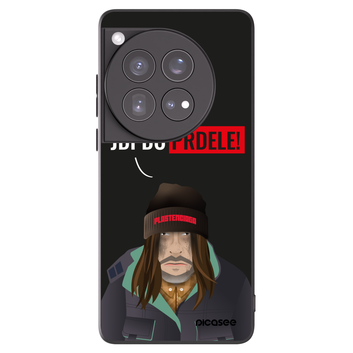 Silikónový čierny obal pre OnePlus 12 5G - Bezďák