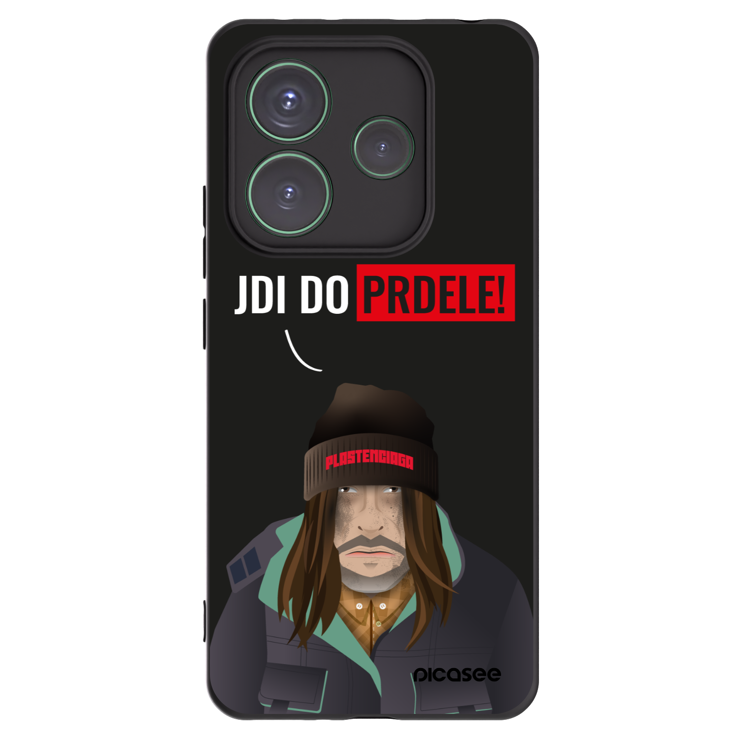 Silikónový čierny obal pre Xiaomi Redmi Note 14 5G - Bezďák