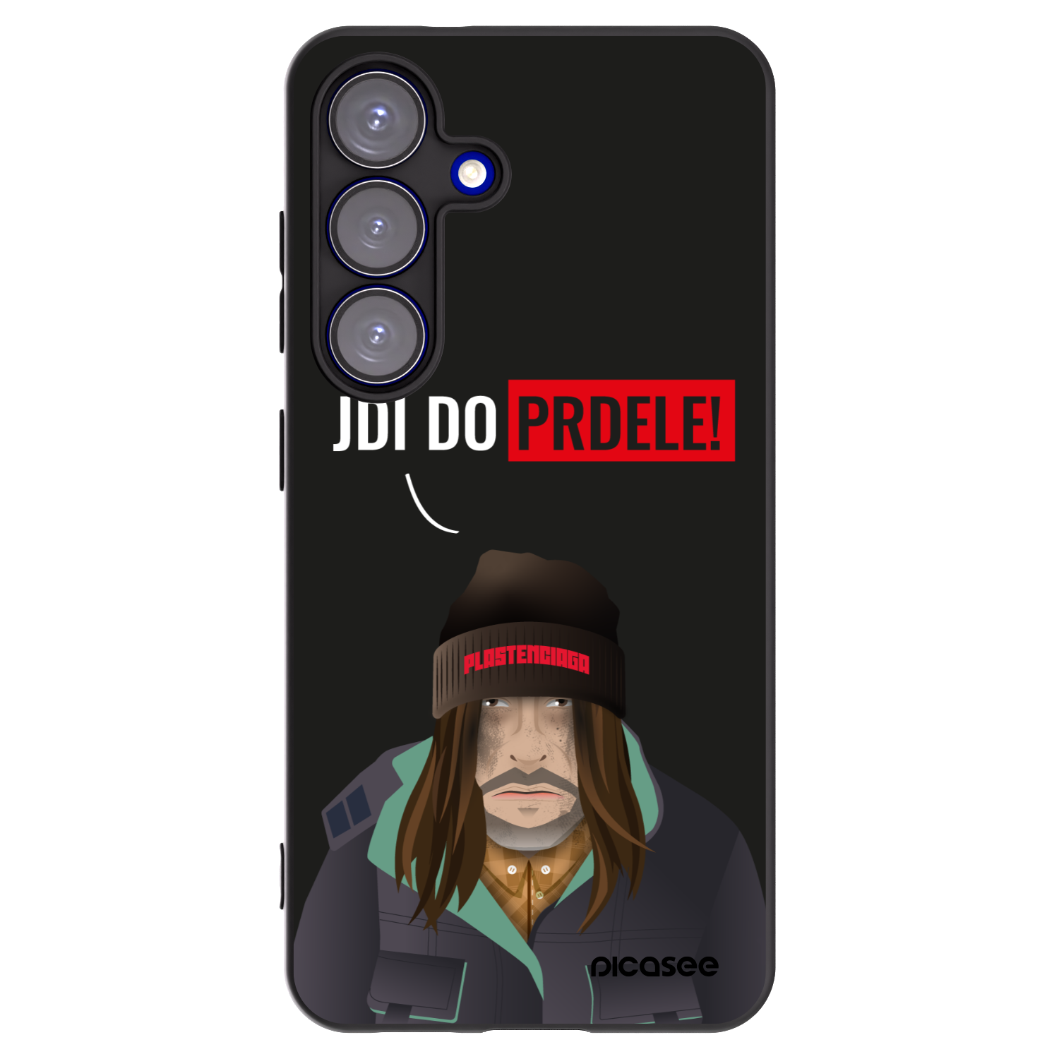 Picasee silikónový čierny obal pre Samsung Galaxy S25 5G - Bezďák